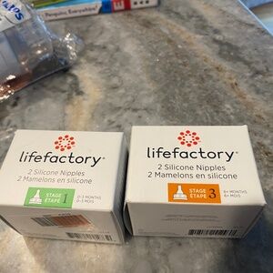 New in box - Stage 1 and 3 Silicone Nipples